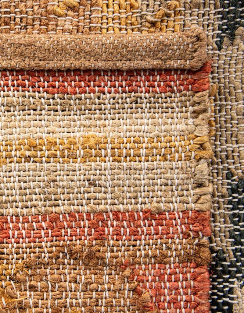 Desert Weave Jute Collection Area Rug - Sahara Rectangle Multi  lifestyle 16