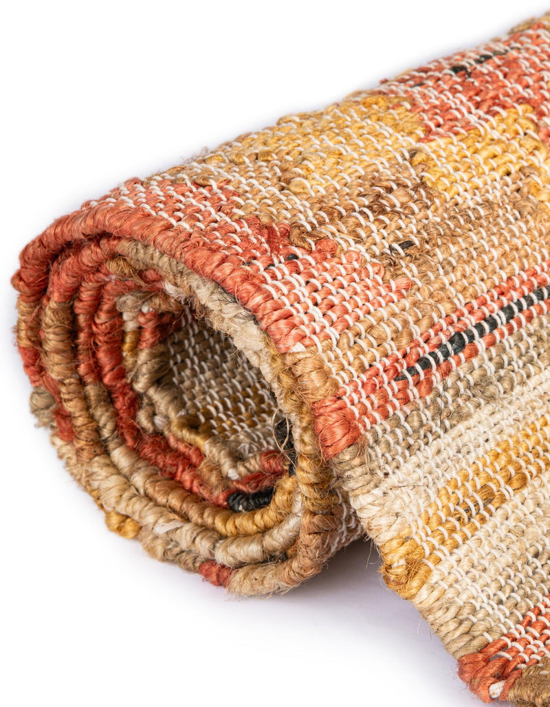 Desert Weave Jute Collection Area Rug - Sahara Rectangle Multi  lifestyle 19