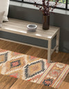 Desert Weave Jute Collection Area Rug - Sahara Runner Multi  lifestyle 26
