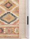 Desert Weave Jute Collection Area Rug - Sahara Runner Multi  lifestyle 36