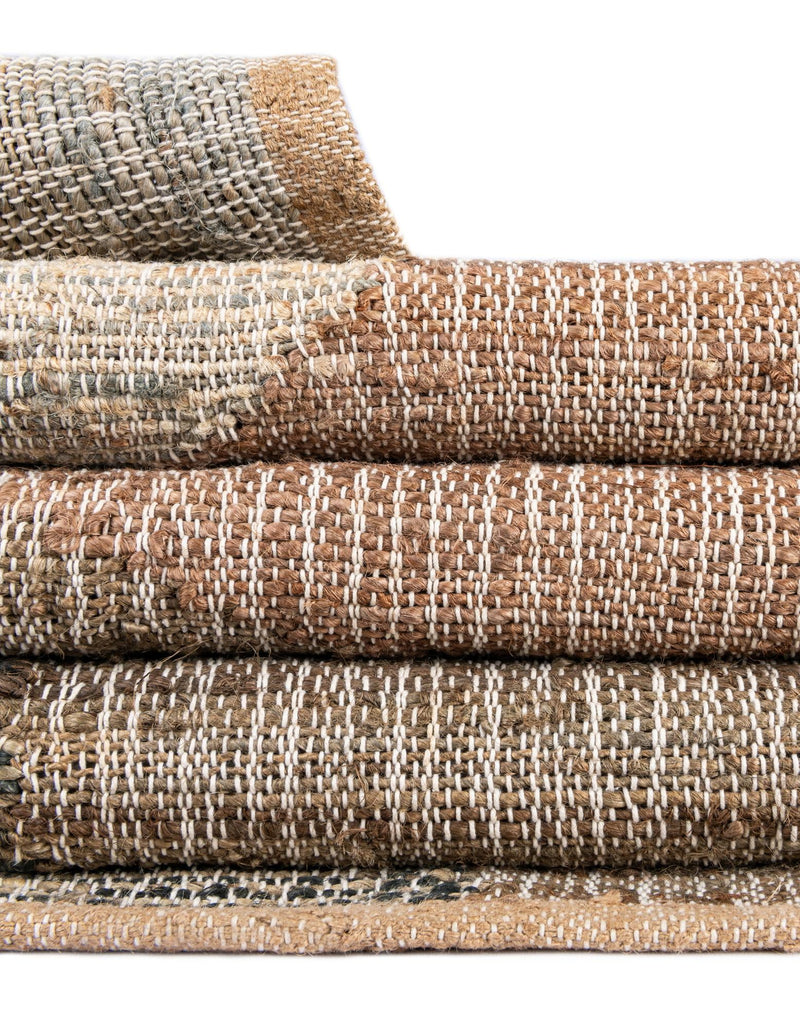 Desert Weave Jute Collection Area Rug -  Mojave Rectangle Multi  lifestyle 21