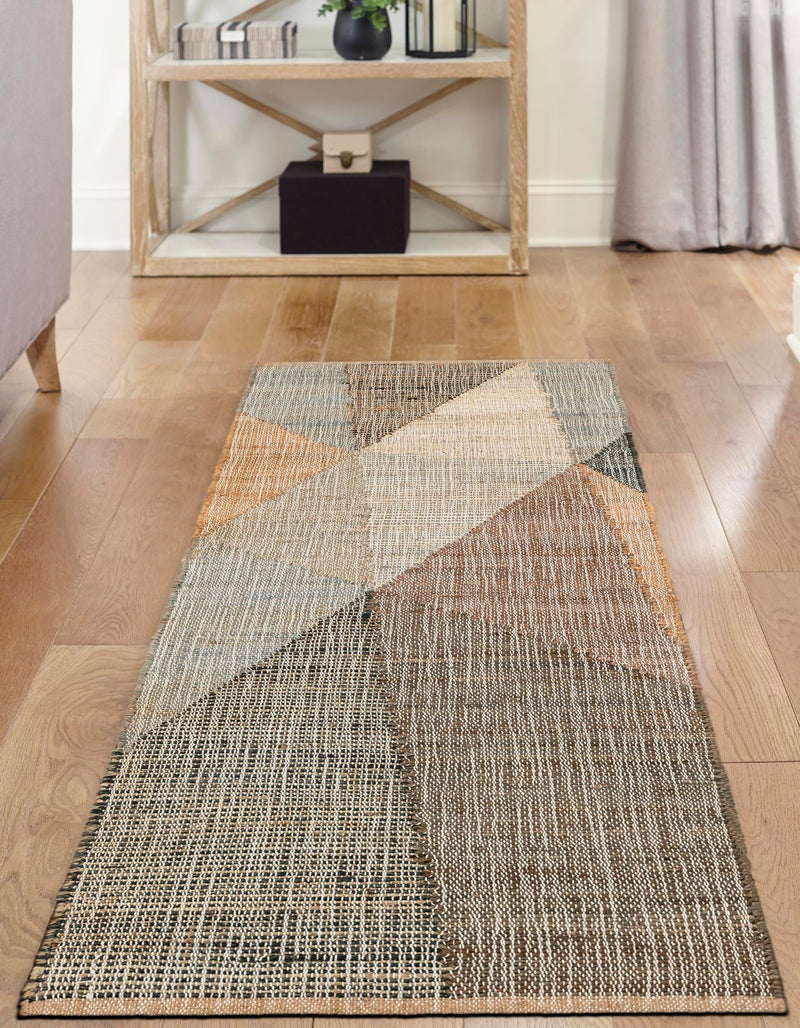 Desert Weave Jute Collection Area Rug -  Mojave Runner Multi  lifestyle 28