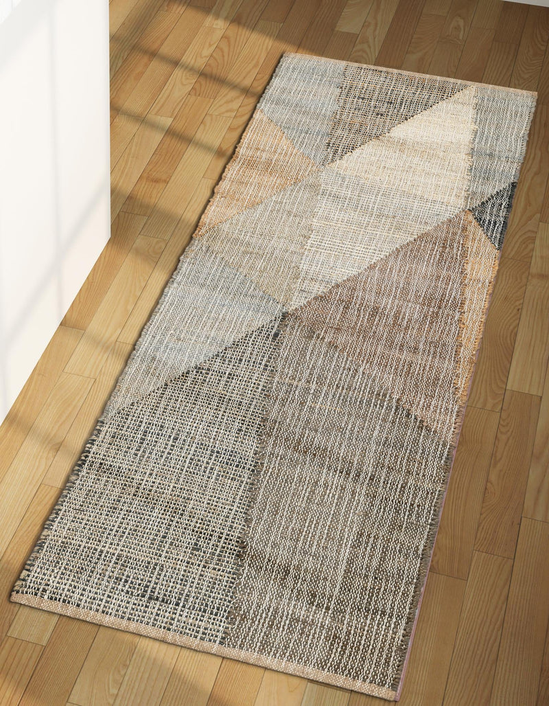 Desert Weave Jute Collection Area Rug -  Mojave Runner Multi  lifestyle 32