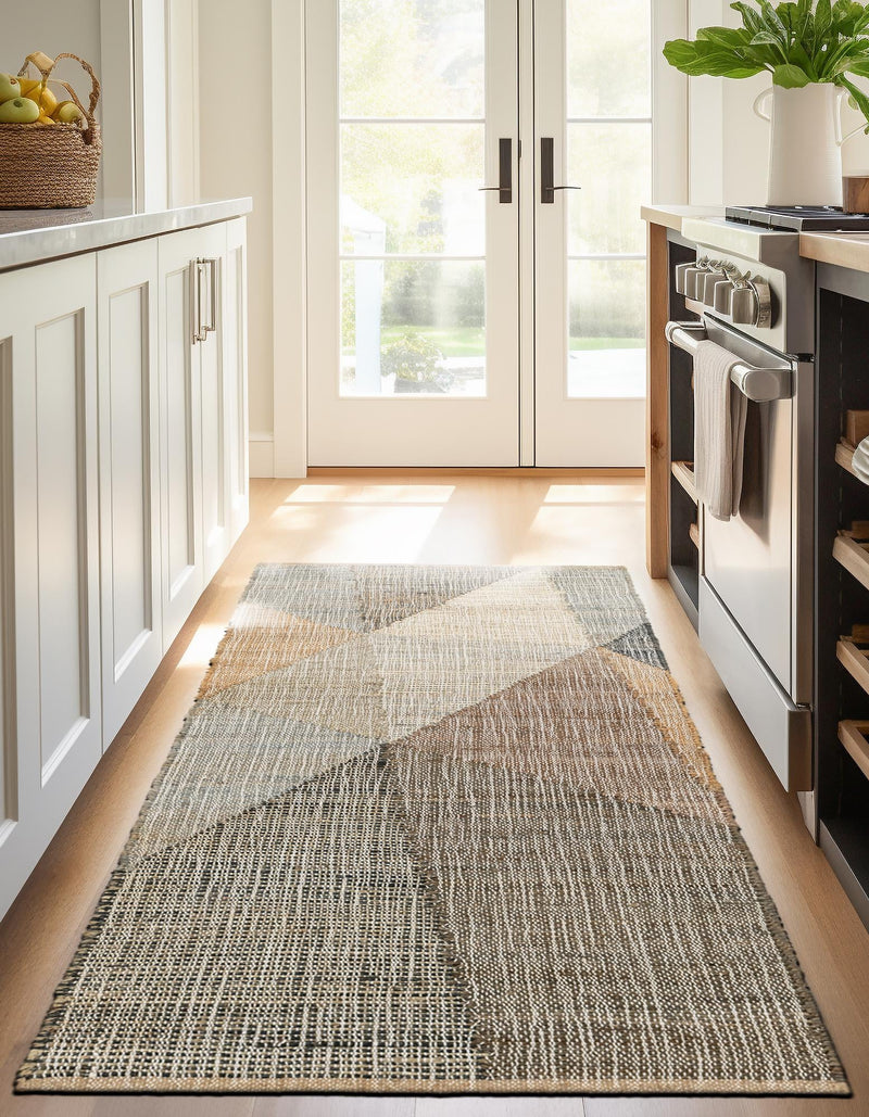 Desert Weave Jute Collection Area Rug -  Mojave Runner Multi  lifestyle 33