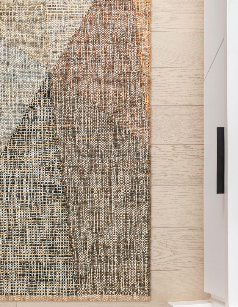 Desert Weave Jute Collection Area Rug -  Mojave Runner Multi  lifestyle 55