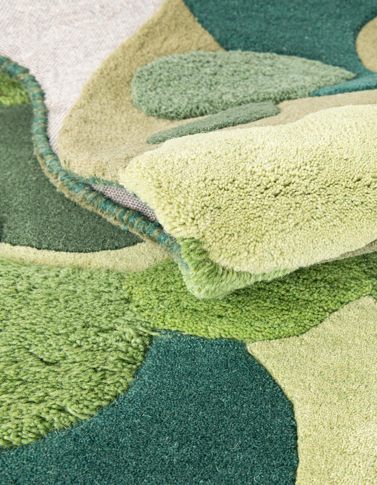 Forest Floor Oasis Collection Area Rug - Fernwood Rectangle Green  lifestyle 4