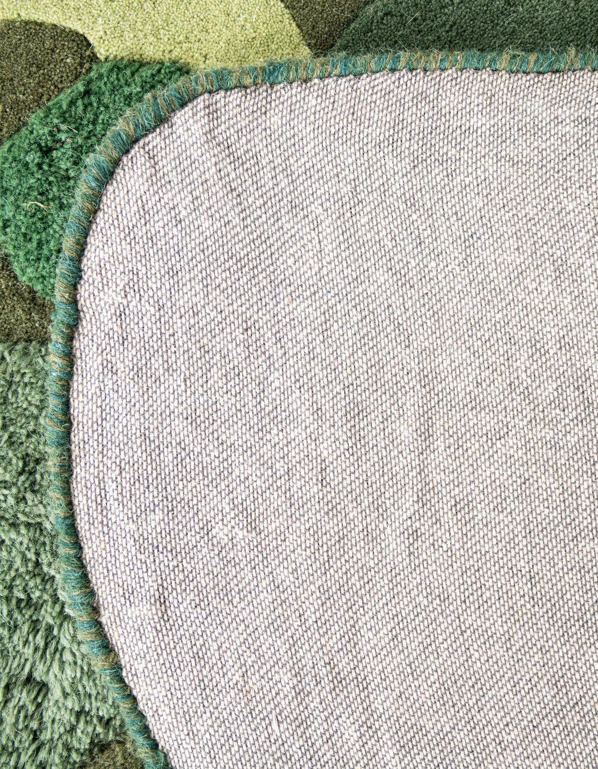 Forest Floor Oasis Collection Area Rug - Fernwood Rectangle Green  lifestyle 7