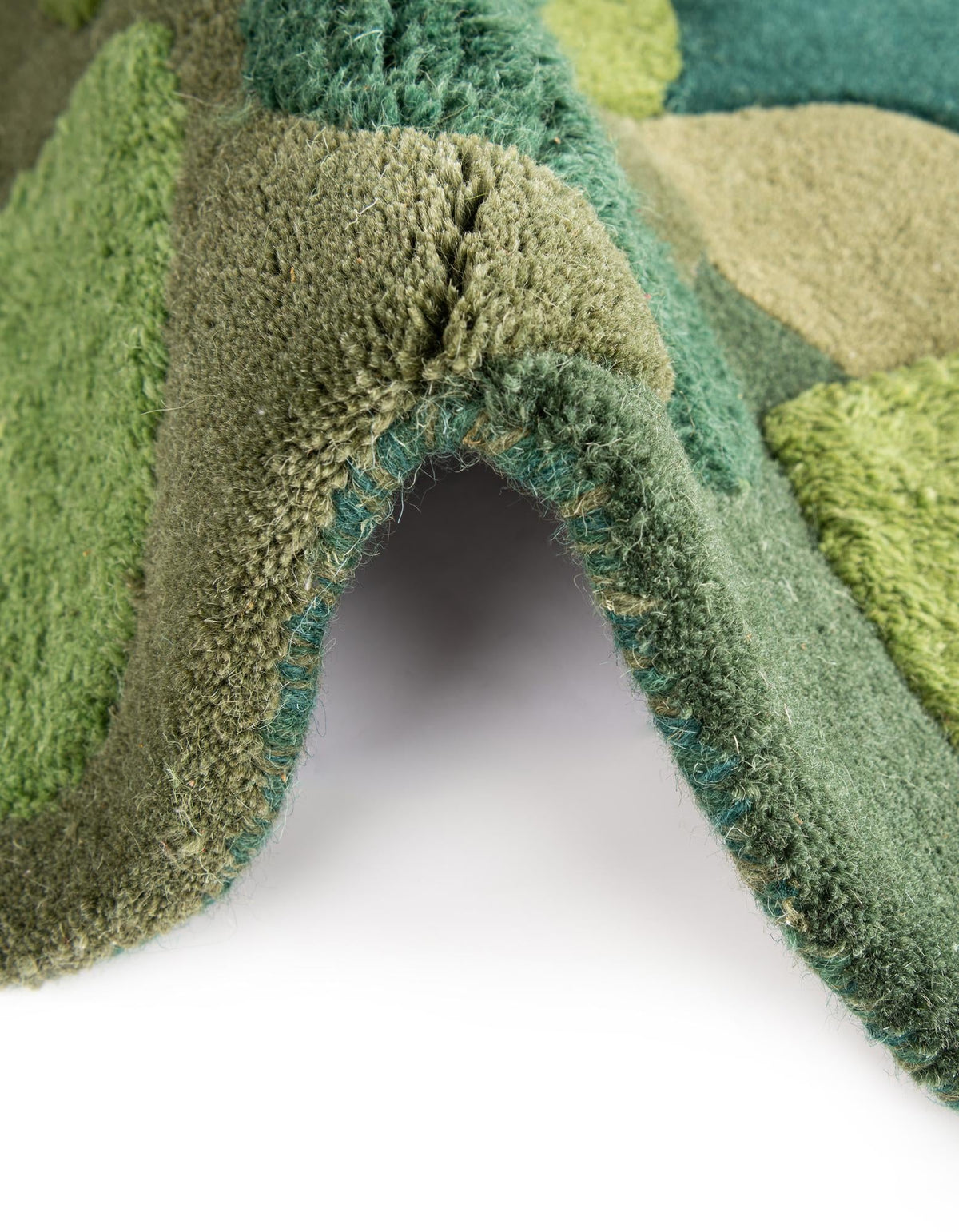 Forest Floor Oasis Collection Area Rug - Fernwood Rectangle Green  lifestyle 8