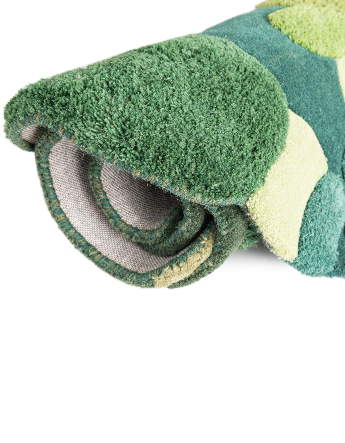 Forest Floor Oasis Collection Area Rug - Fernwood Rectangle Green  lifestyle 10