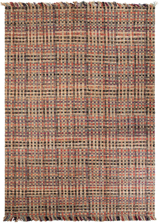 Savannah Jute Collection Area Rug - Malibu Rectangle Multi Main