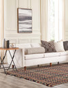 Savannah Jute Collection Area Rug - Malibu Rectangle Multi  lifestyle 6