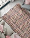 Savannah Jute Collection Area Rug - Malibu Rectangle Multi  lifestyle 10