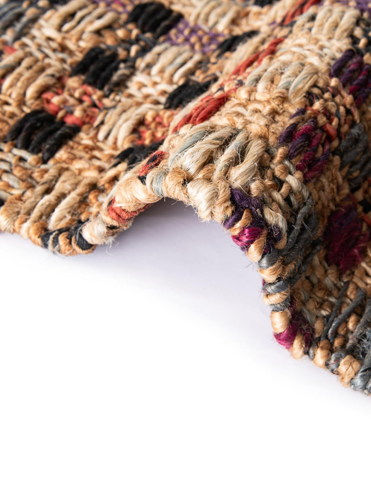 Savannah Jute Collection Area Rug - Malibu Runner Multi  lifestyle 36