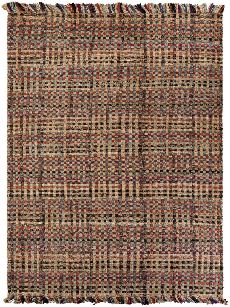 Savannah Jute Collection Area Rug - Malibu Rectangle Multi  lifestyle 2
