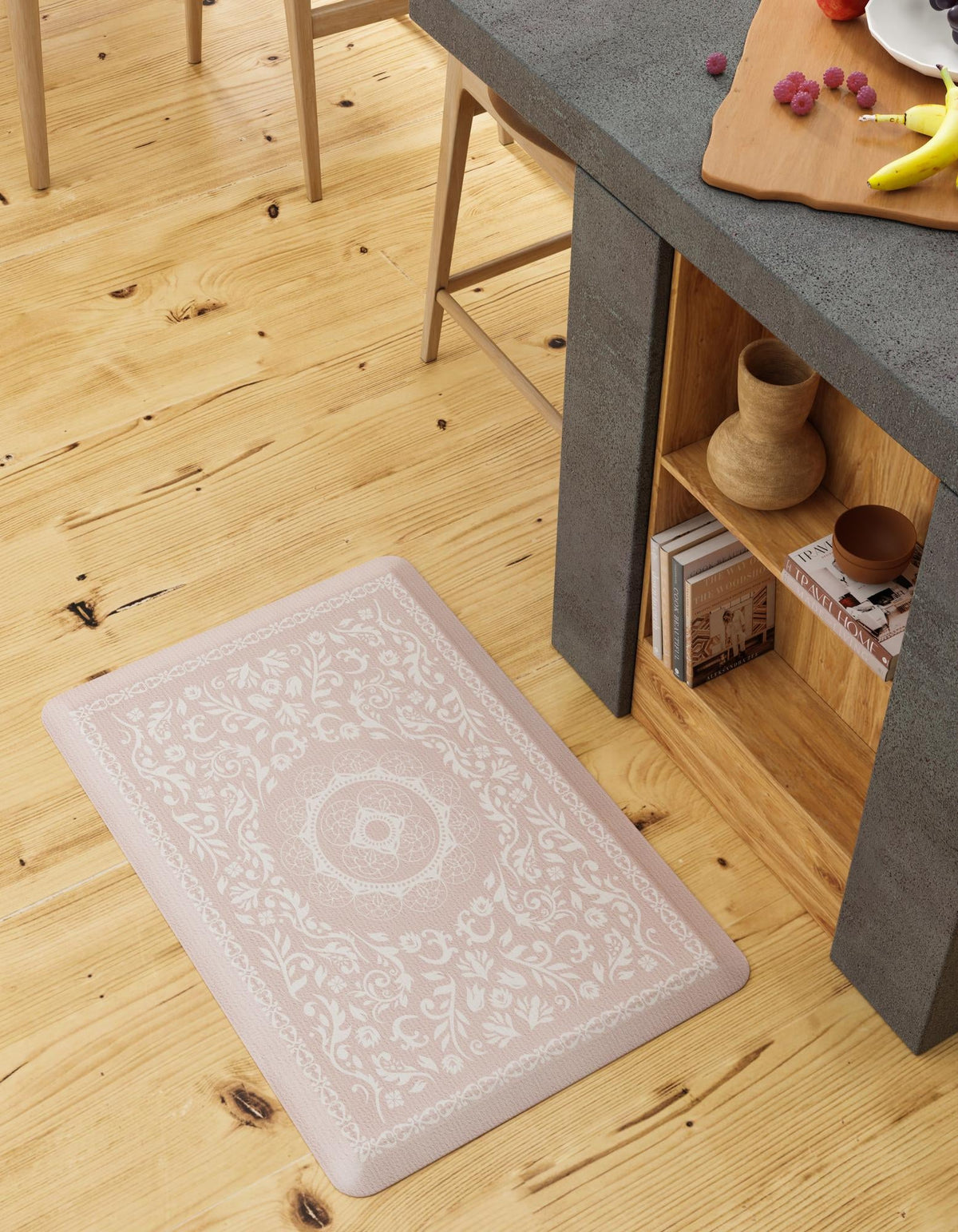 Cozy Haven Mat Collection Area Rug -  Bower Rectangle Beige  lifestyle 3