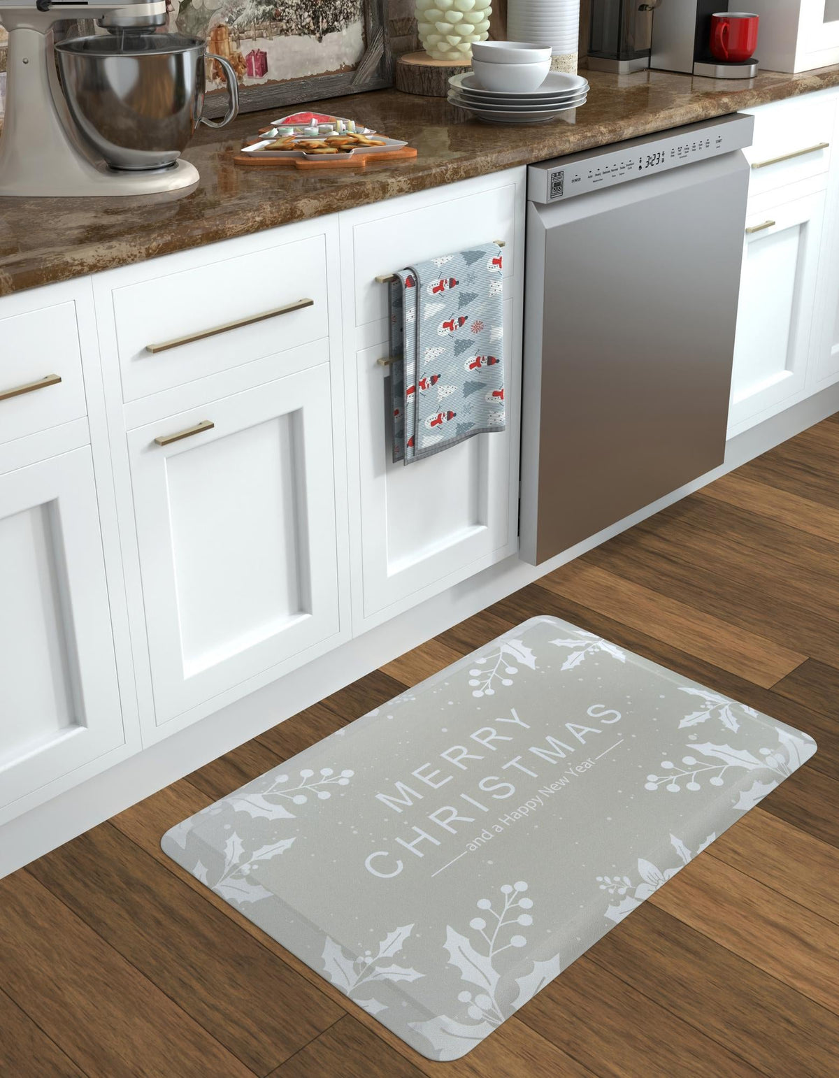 Cozy Haven Mat Collection Area Rug -  Den Rectangle Gray  lifestyle 2