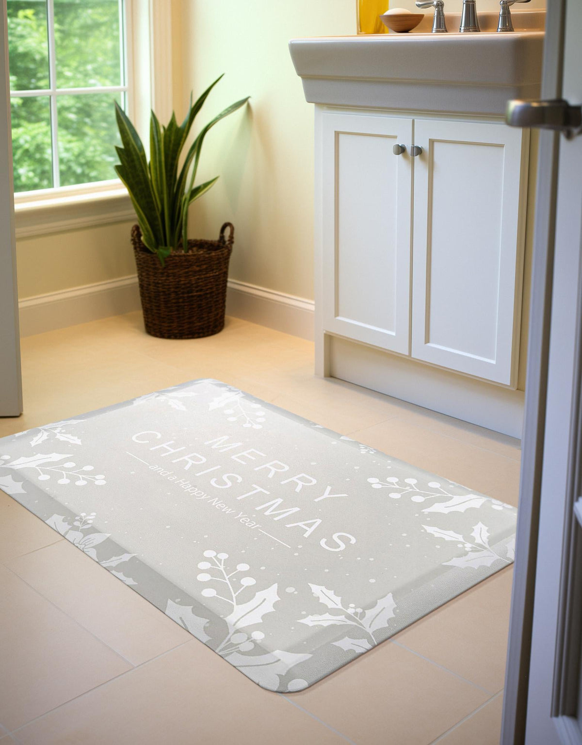 Cozy Haven Mat Collection Area Rug -  Den Rectangle Gray  lifestyle 6