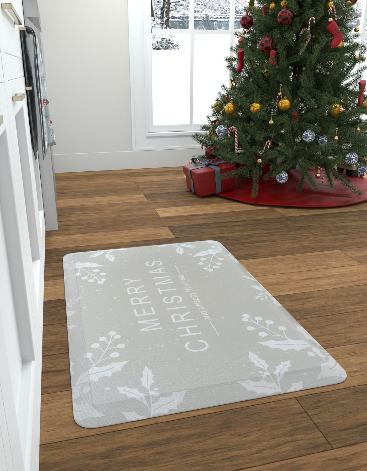 Cozy Haven Mat Collection Area Rug -  Den Rectangle Gray  lifestyle 8