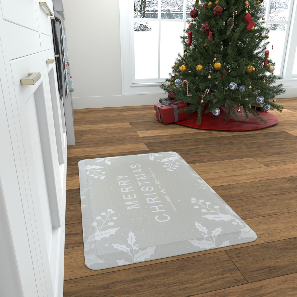Cozy Haven Mat Collection Area Rug -  Den Rectangle Gray  lifestyle 18