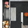Cozy Haven Mat Collection Area Rug -  Den Rectangle Gray  lifestyle 21