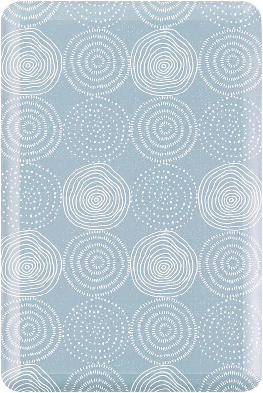 Cozy Haven Mat Collection Area Rug -  Lodge Rectangle Blue Main