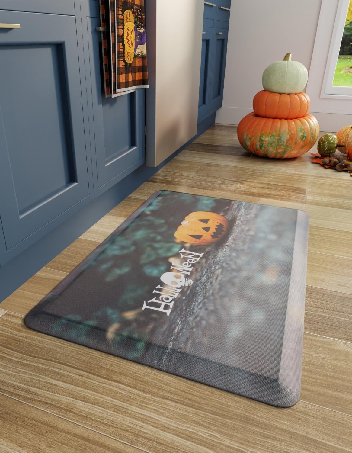 Cozy Haven Mat Collection Area Rug -  Peace Rectangle Multi  lifestyle 8