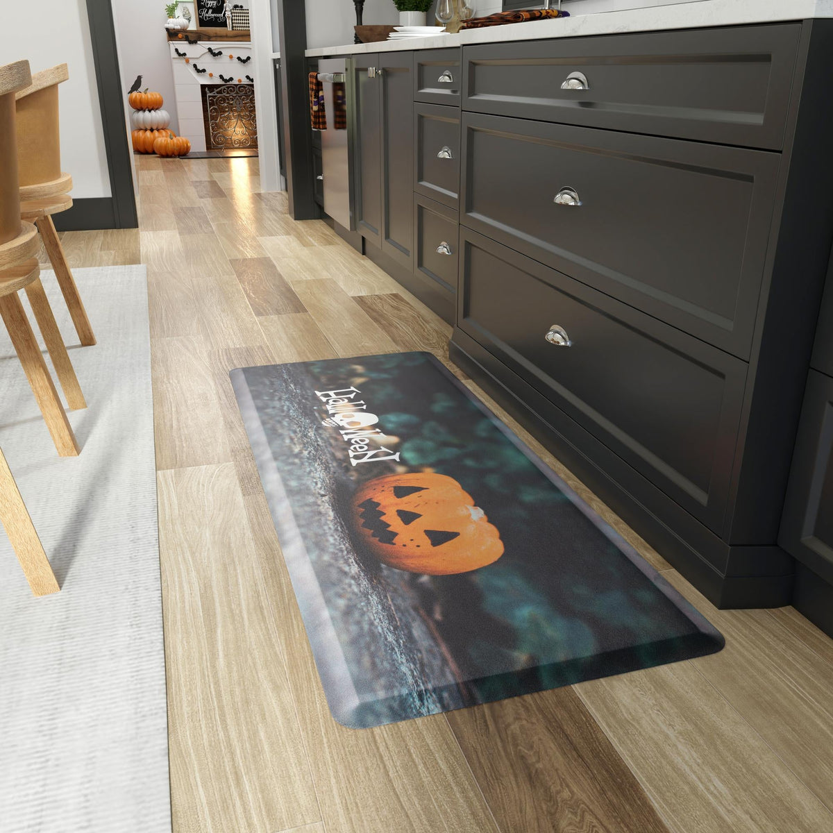 Cozy Haven Mat Collection Area Rug -  Peace Rectangle Multi  lifestyle 15