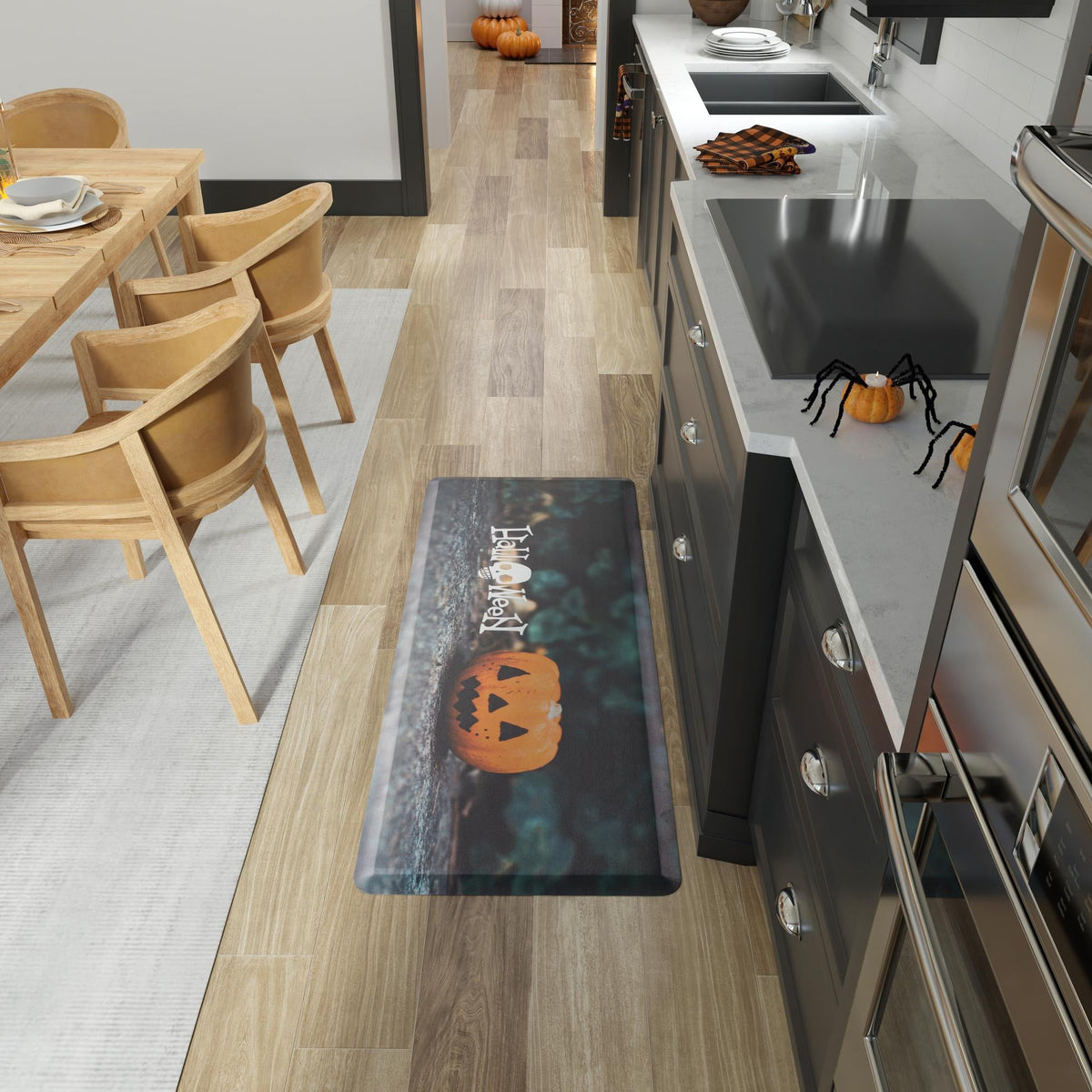 Cozy Haven Mat Collection Area Rug -  Peace Rectangle Multi  lifestyle 19