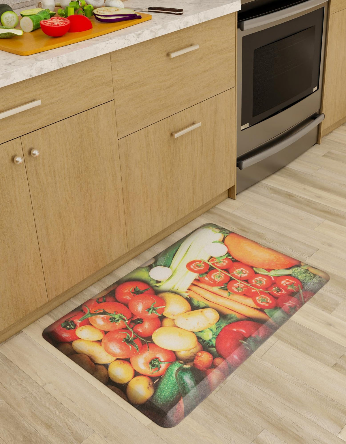 Cozy Haven Mat Collection Area Rug -  Solace Rectangle Multi  lifestyle 2