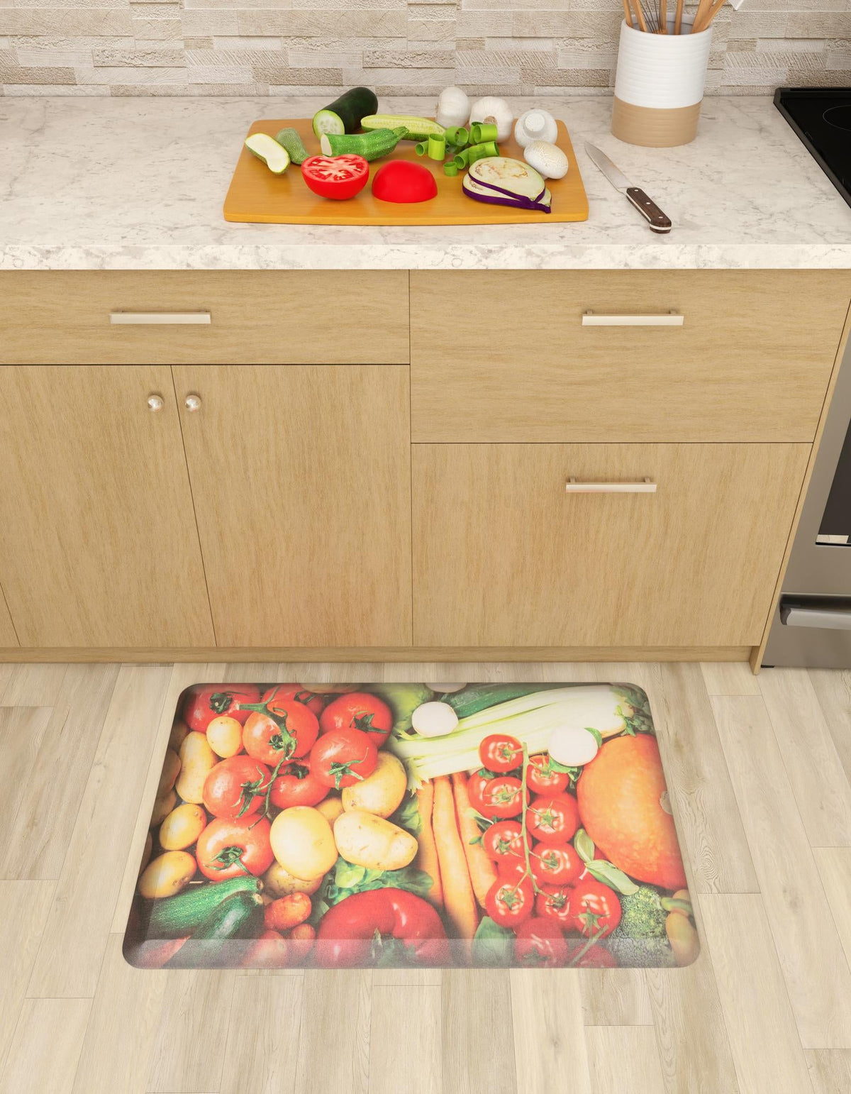 Cozy Haven Mat Collection Area Rug -  Solace Rectangle Multi  lifestyle 6