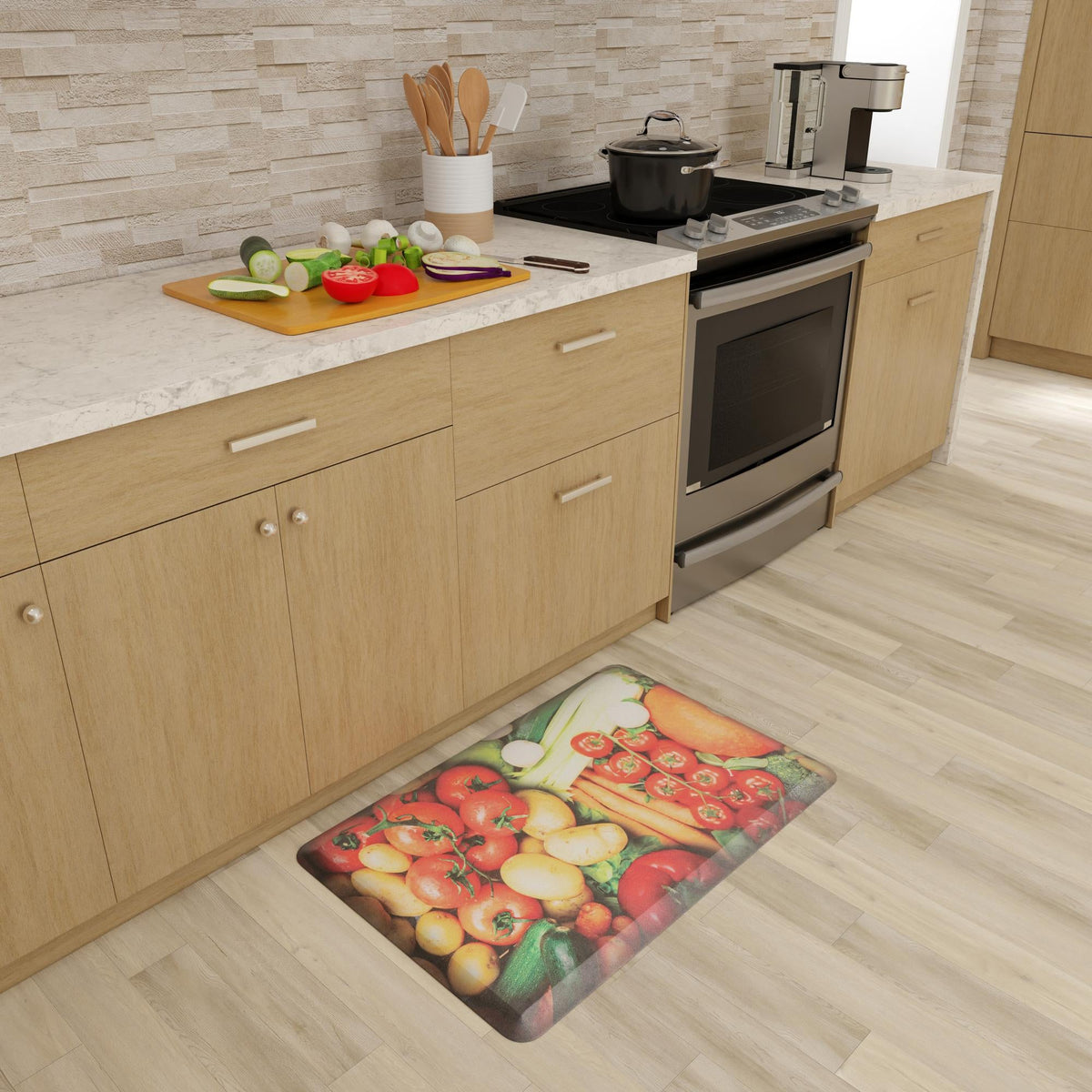 Cozy Haven Mat Collection Area Rug -  Solace Rectangle Multi  lifestyle 12