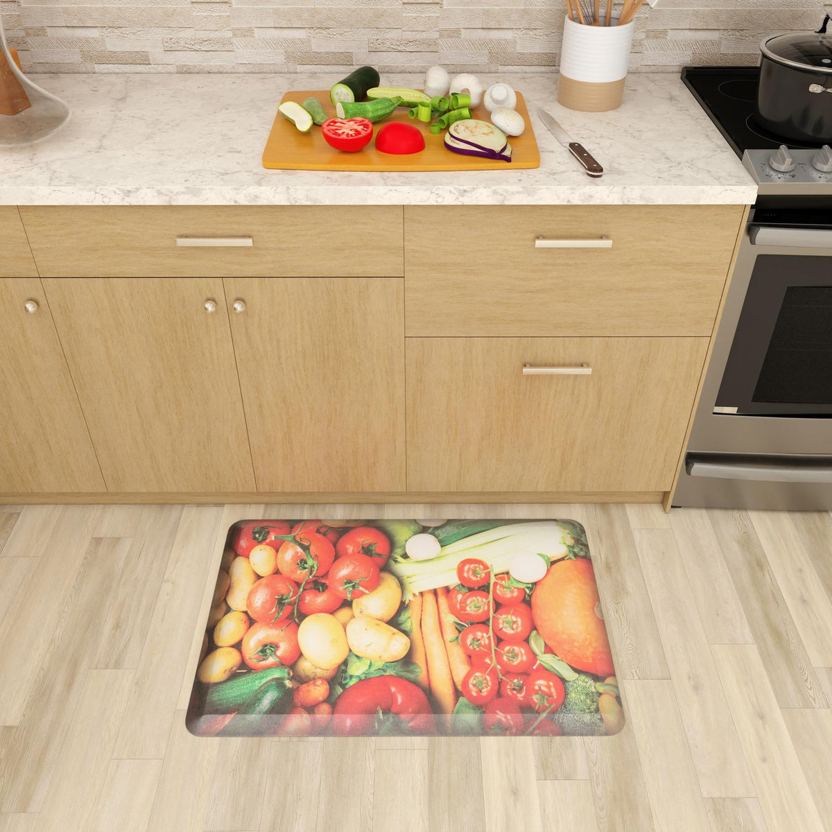 Cozy Haven Mat Collection Area Rug -  Solace Rectangle Multi  lifestyle 16