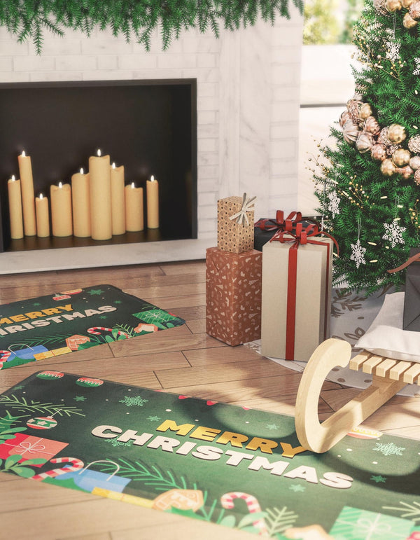 Cozy Mat Collection Area Rug -  Calm Rectangle Green  lifestyle 6