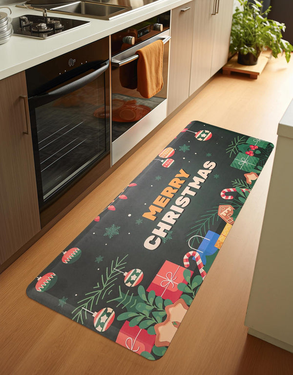 Cozy Haven Mat Collection Area Rug -  Calm Rectangle Green  lifestyle 5