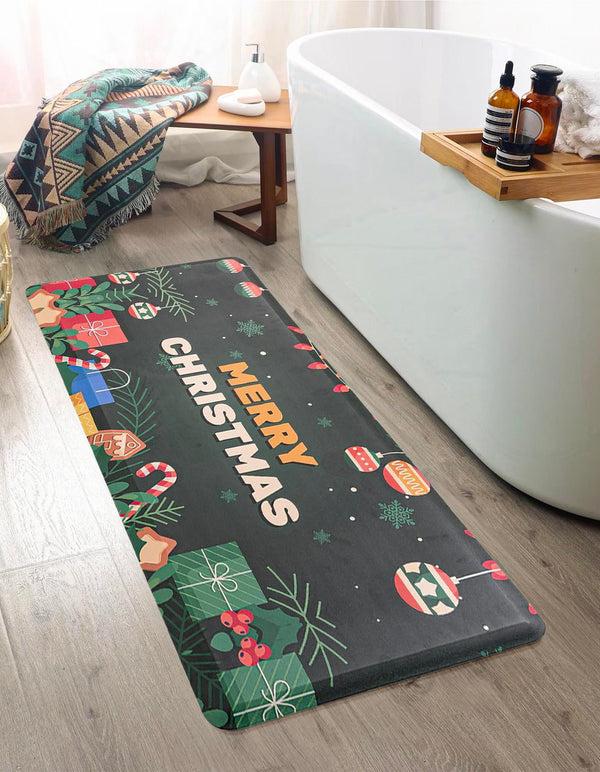 Cozy Haven Mat Collection Area Rug -  Calm Rectangle Green  lifestyle 7