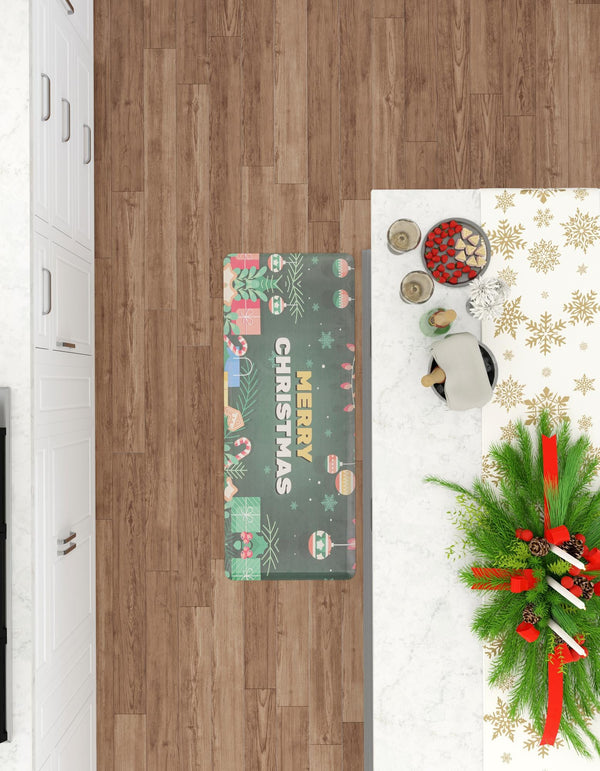Cozy Haven Mat Collection Area Rug -  Calm Rectangle Green  lifestyle 10