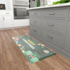 Cozy Haven Mat Collection Area Rug -  Calm Rectangle Green  lifestyle 19