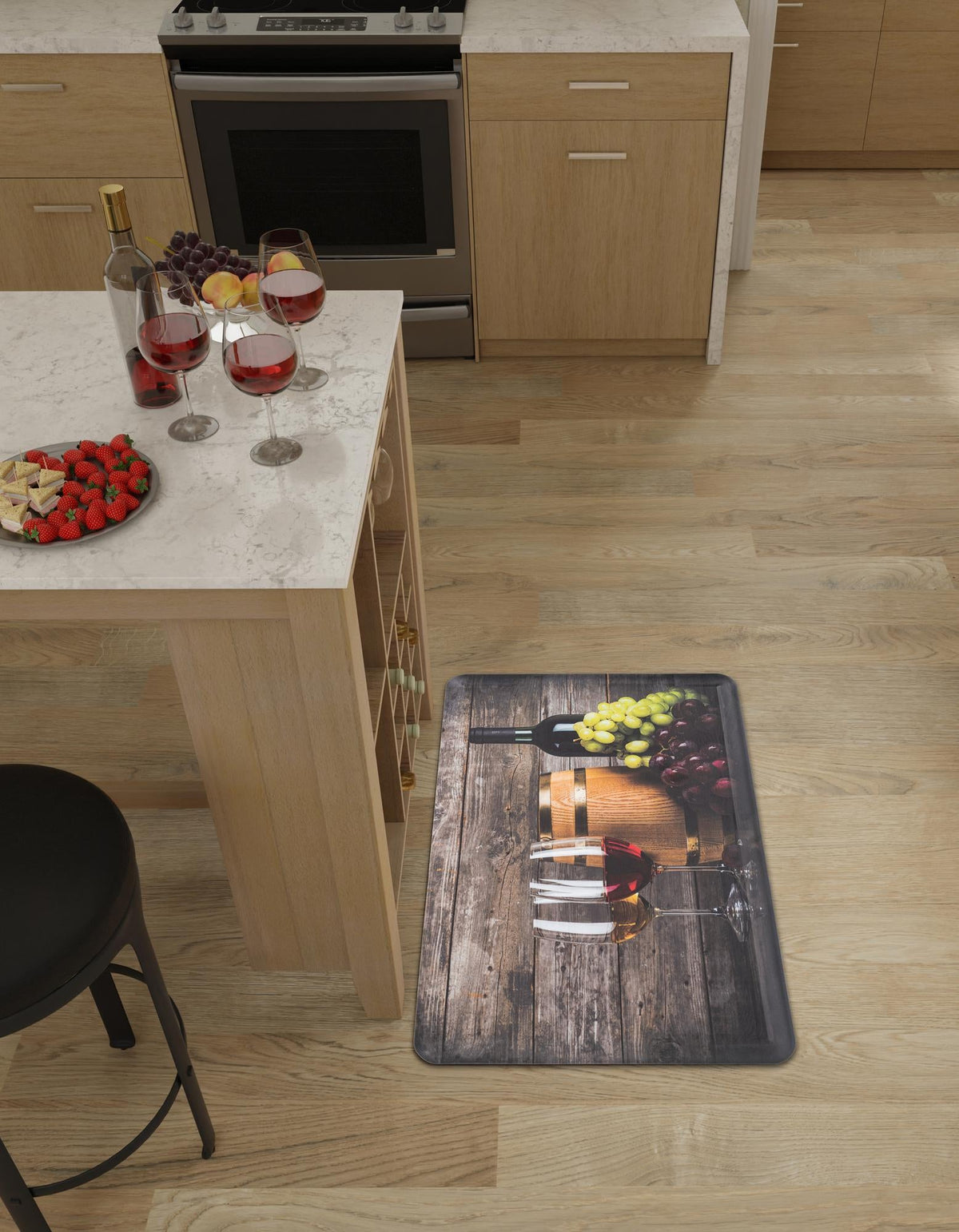 Cozy Haven Mat Collection Area Rug -  Respite Rectangle Multi  lifestyle 6