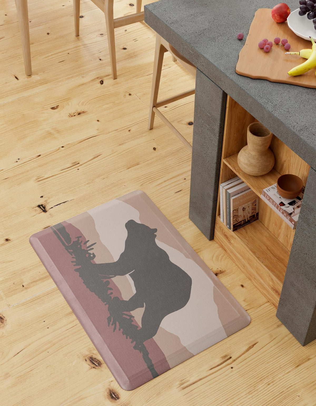 Cozy Haven Mat Collection Area Rug -  Idlewild Rectangle Multi  lifestyle 2