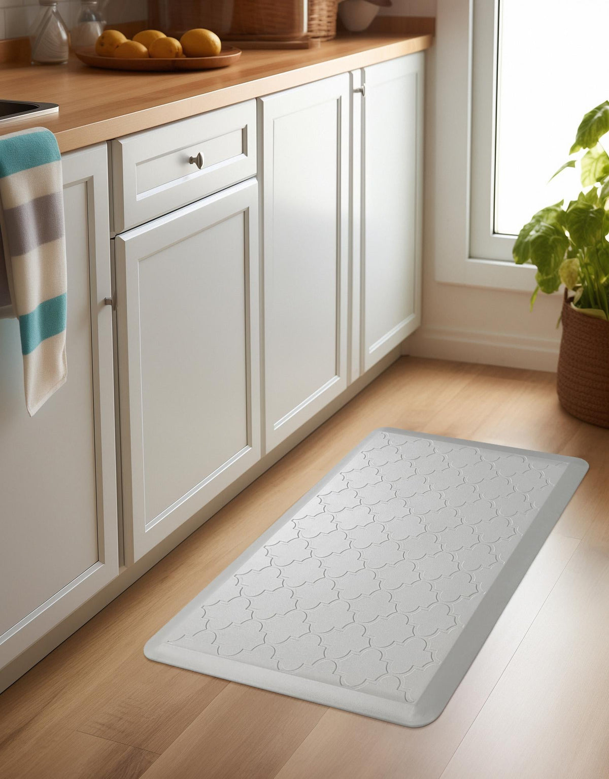 Cozy Mat Collection Area Rug -  Eden Rectangle Gray  lifestyle 17
