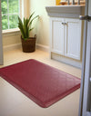 Cozy Mat Collection Area Rug -  Eden Rectangle Burgundy Red  lifestyle 28