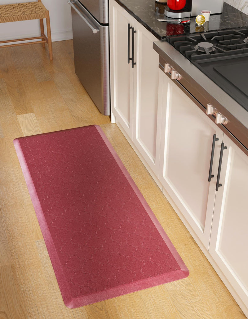 Cozy Mat Collection Area Rug -  Eden Rectangle Burgundy Red  lifestyle 29
