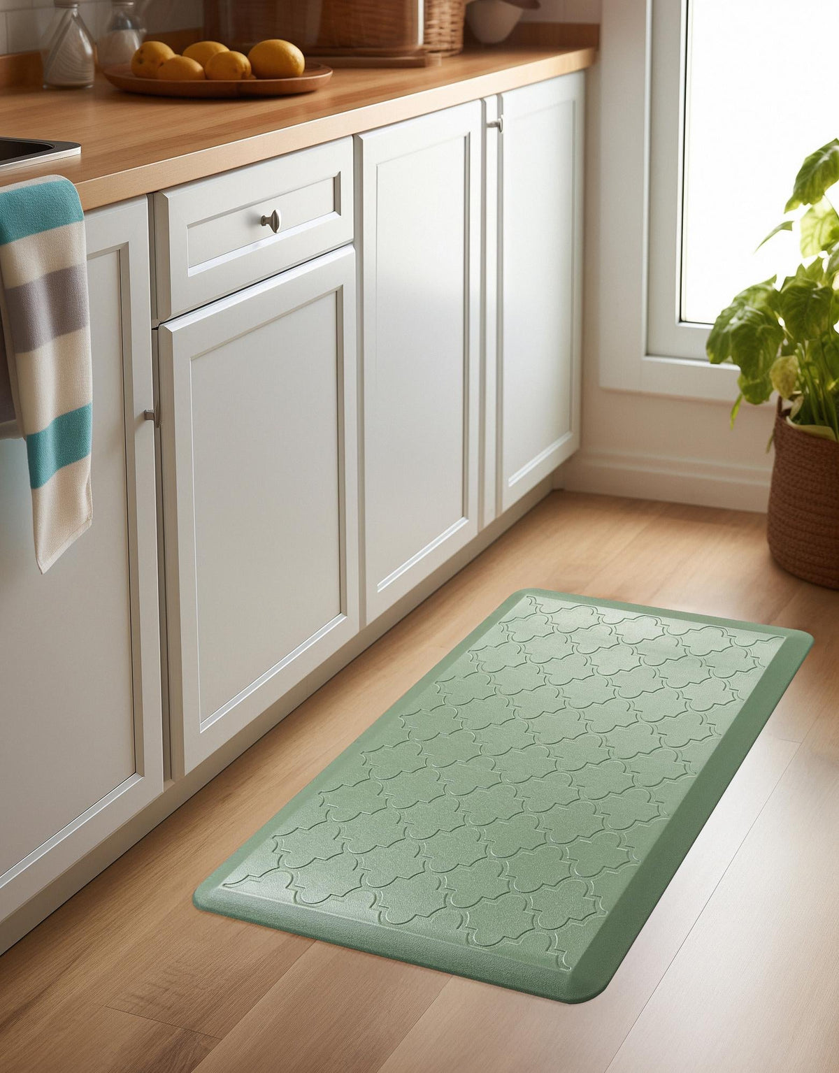 Cozy Mat Collection Area Rug -  Eden Rectangle Green  lifestyle 11
