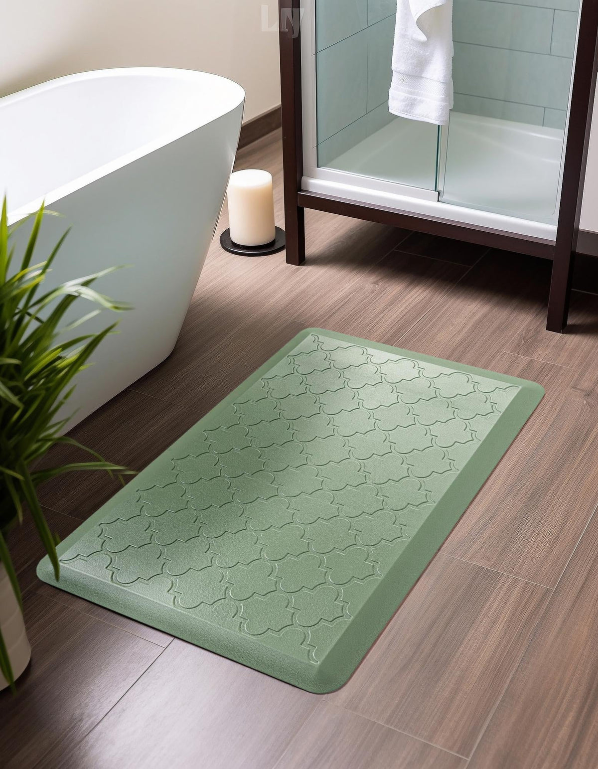 Cozy Mat Collection Area Rug -  Eden Rectangle Green  lifestyle 23