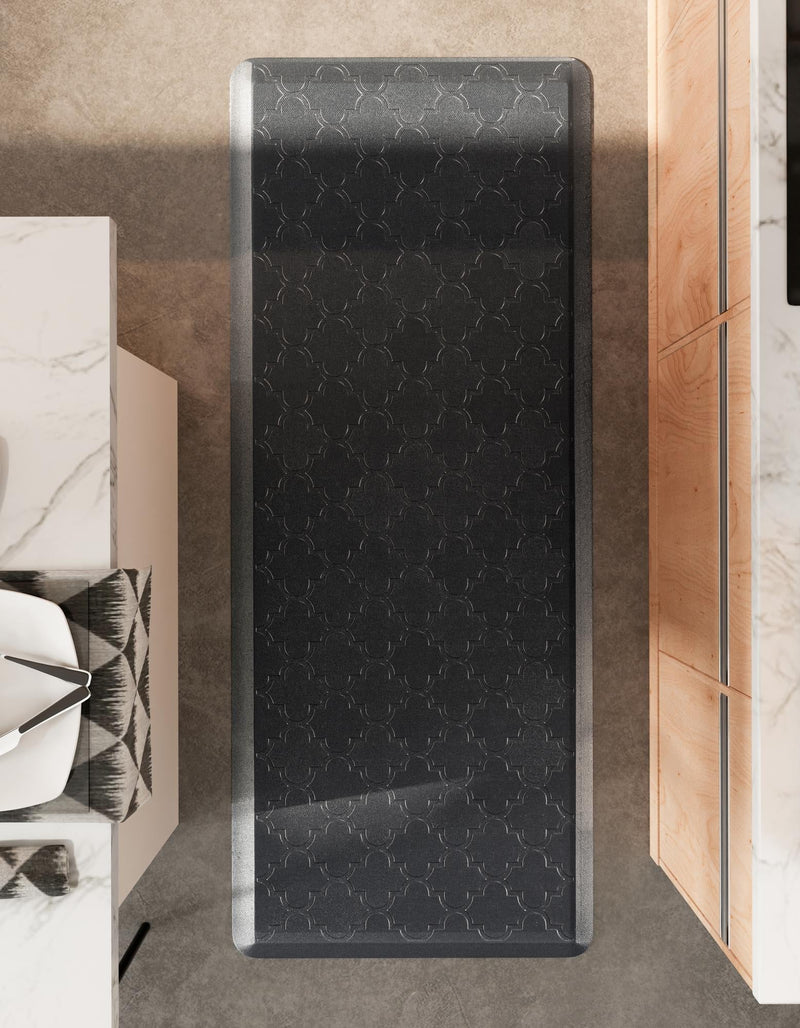 Cozy Mat Collection Area Rug -  Eden Rectangle Black  lifestyle 52