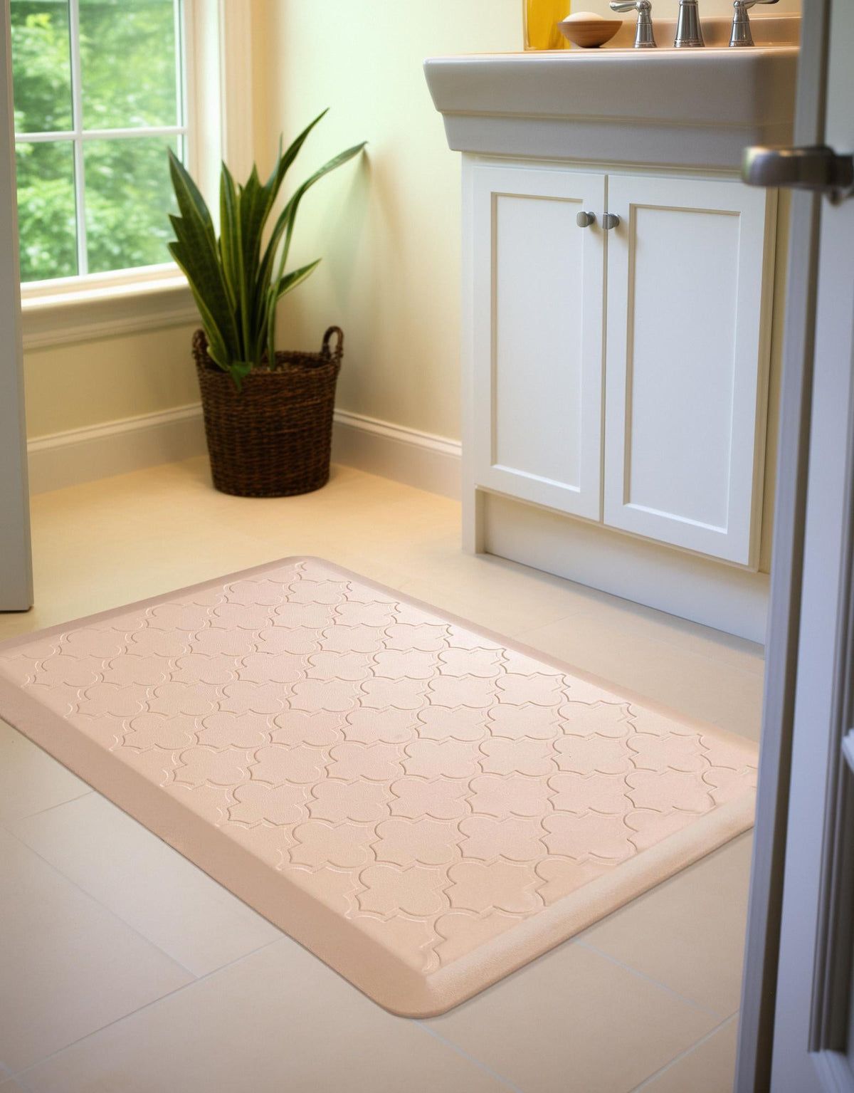 Cozy Haven Mat Collection Area Rug -  Eden Rectangle Beige  lifestyle 2