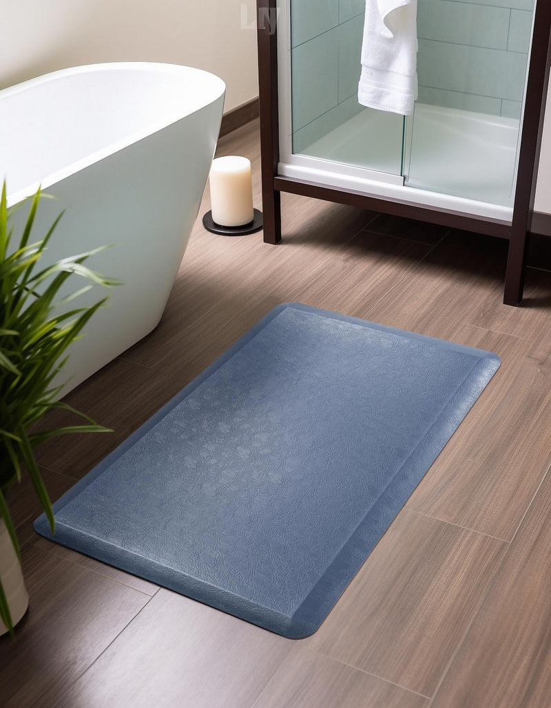 Cozy Mat Collection Area Rug -  Arcadia Rectangle Navy Blue  lifestyle 20
