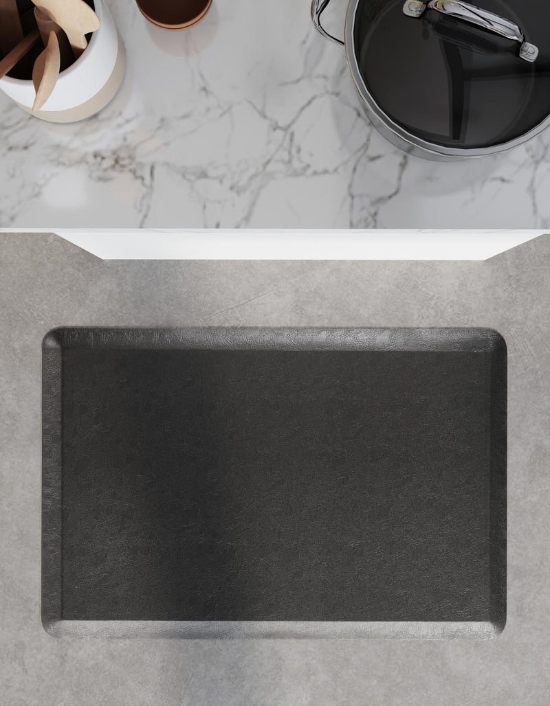 Cozy Mat Collection Area Rug -  Arcadia Rectangle Black  lifestyle 60