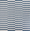 Patio Stripe Harmony Collection Area Rug - Cabana (Blue) Square Blue Main
