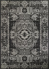 Patio Heritage Collection Area Rug - Savannah (Charcoal Gray) Rectangle Charcoal Gray  lifestyle 2